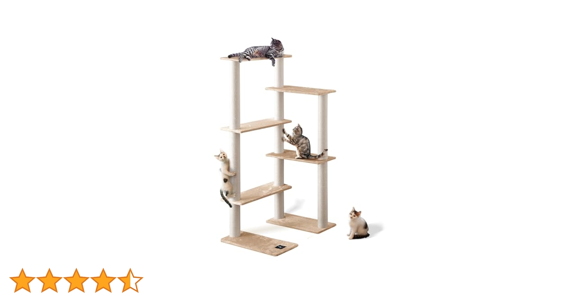 Amazon | ottostyle.jp キャットツリー PARTHENON190 【ベージュ